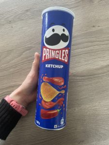 Photo of Ketchup Flavour Branded Pringles Can