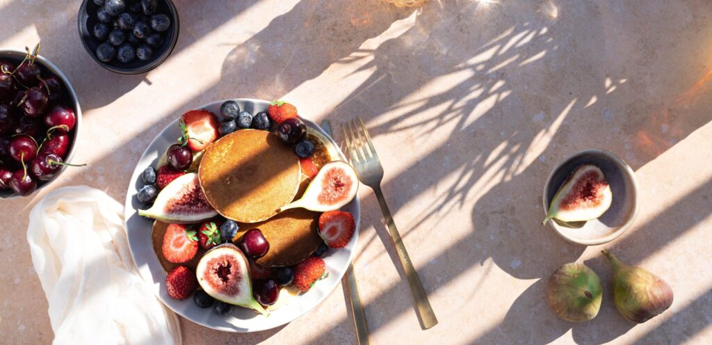 Plate of nourishing food.