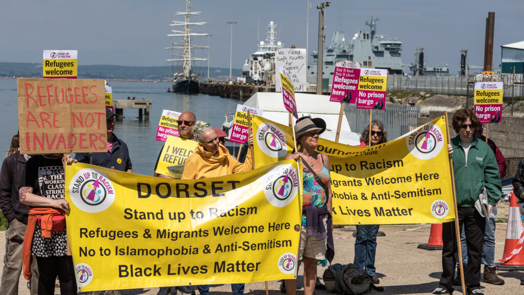 Rally at Port - Stand Up to Racism March Portland