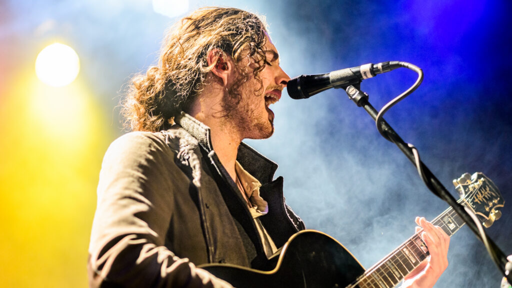 Hozier performing live at the Bowery Ballroom, NYC.