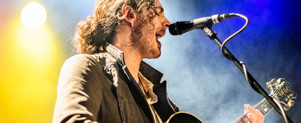 Hozier performing live at the Bowery Ballroom, NYC.