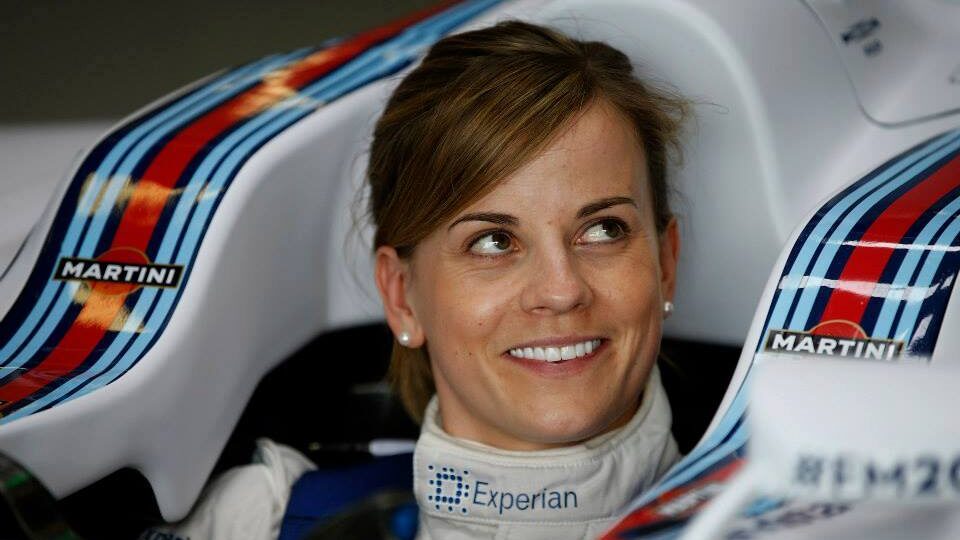 Image shows Susie Wolff.