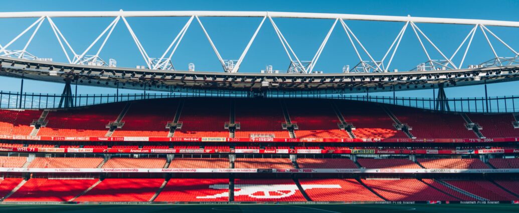 Arsenal's home stadium, 'The Emirates'.