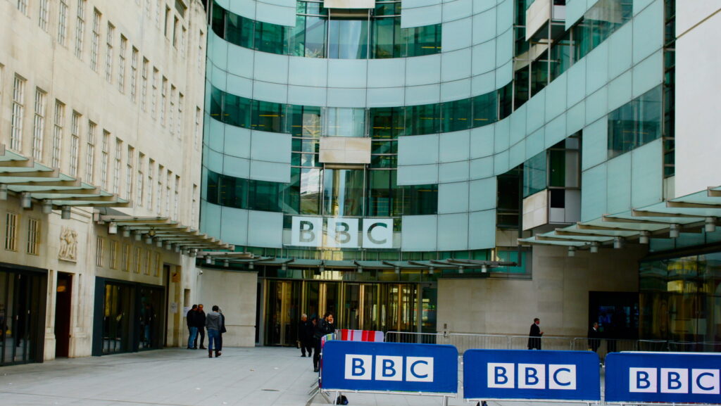 Glass Exterior of BBC in Media City