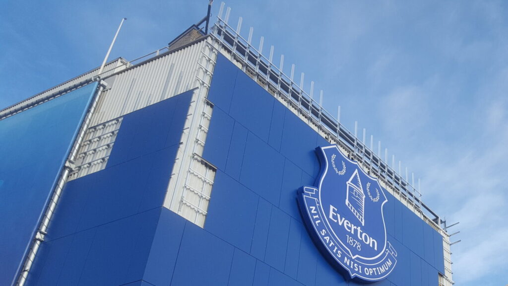 Image features Goodison Park.