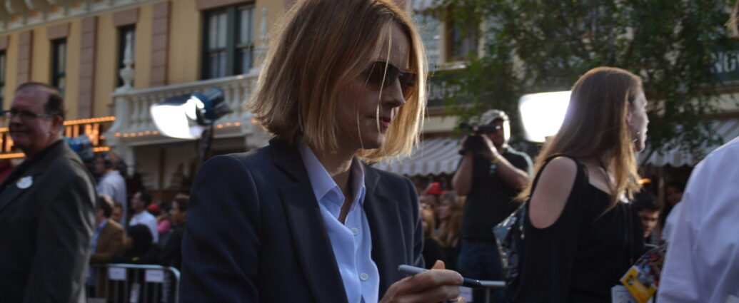 Jodie Foster at a premiere