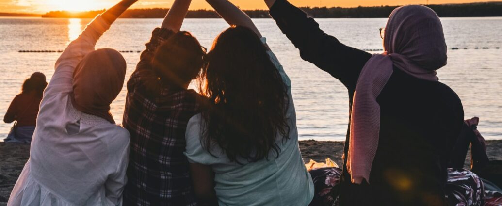 A group of female friends