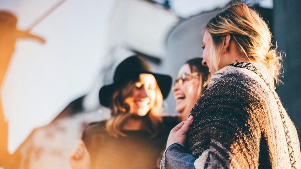 A group of female friends