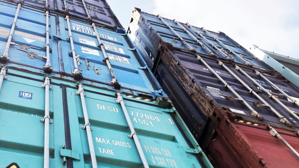 Image of shipping containers