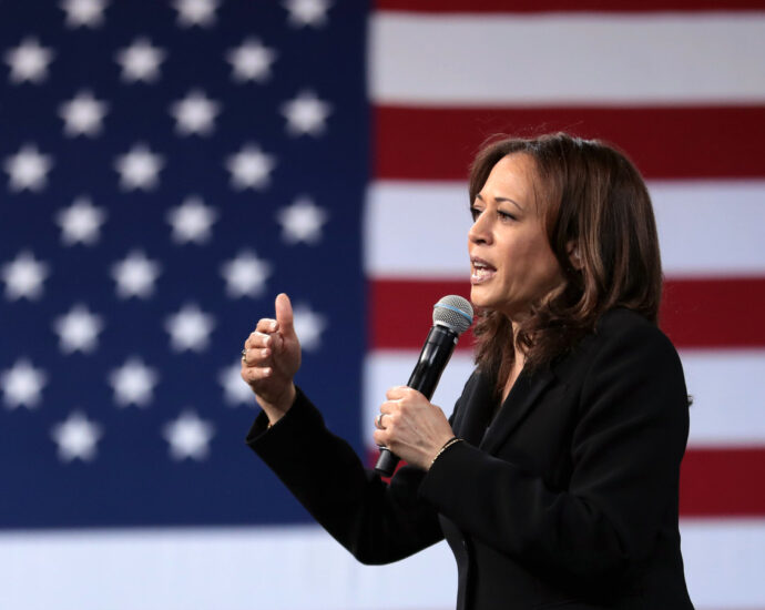 Image of US Vice President Kamala Harris representing the Harris-Trump Debate.