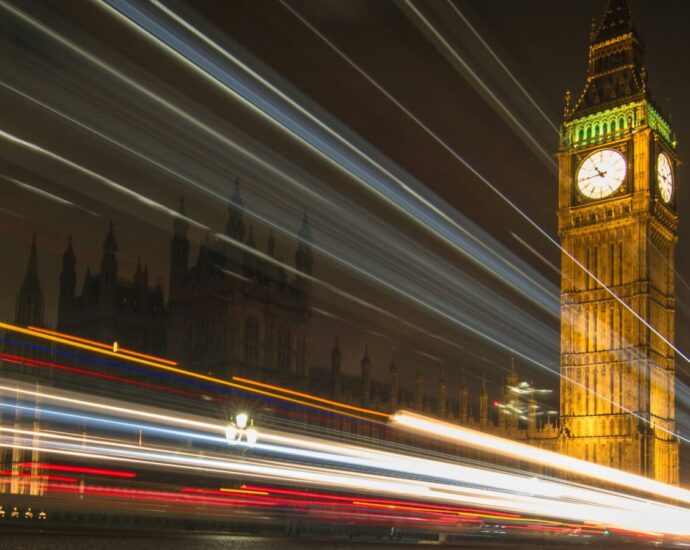 Timelapse image of Big Ben, London representing the Labour Party's New Employment Rights Bill