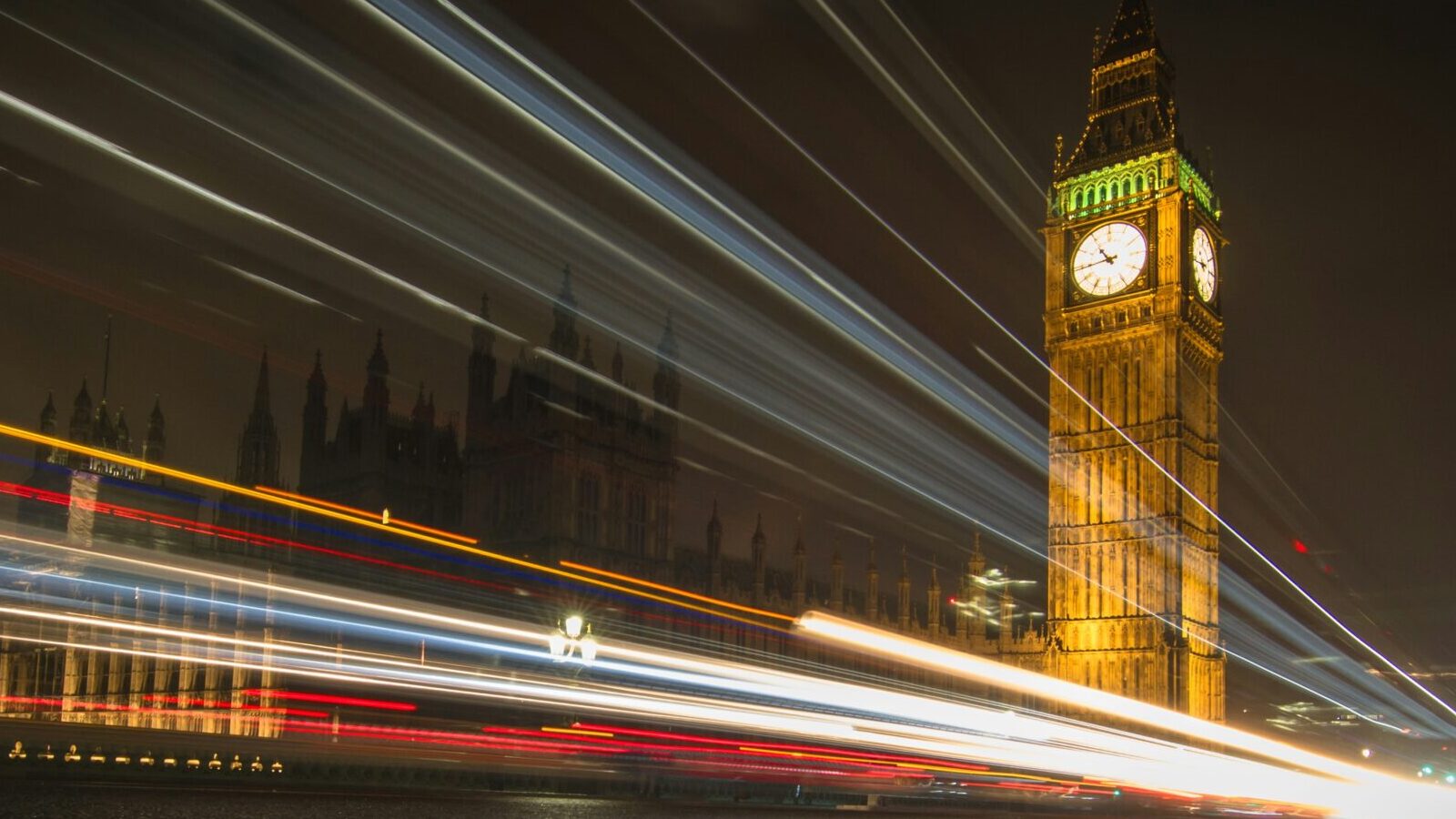 Timelapse image of Big Ben, London representing the Labour Party's New Employment Rights Bill